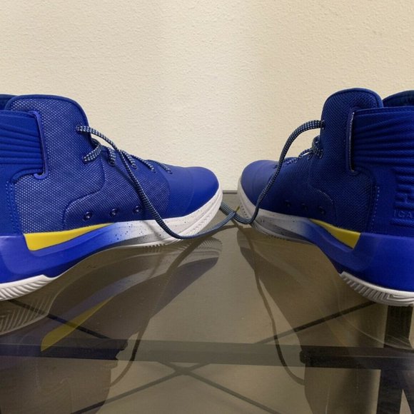 Men's Under Armour CURRY 3ZERO Blue Sneakers 11.5 - Picture 3 of 7